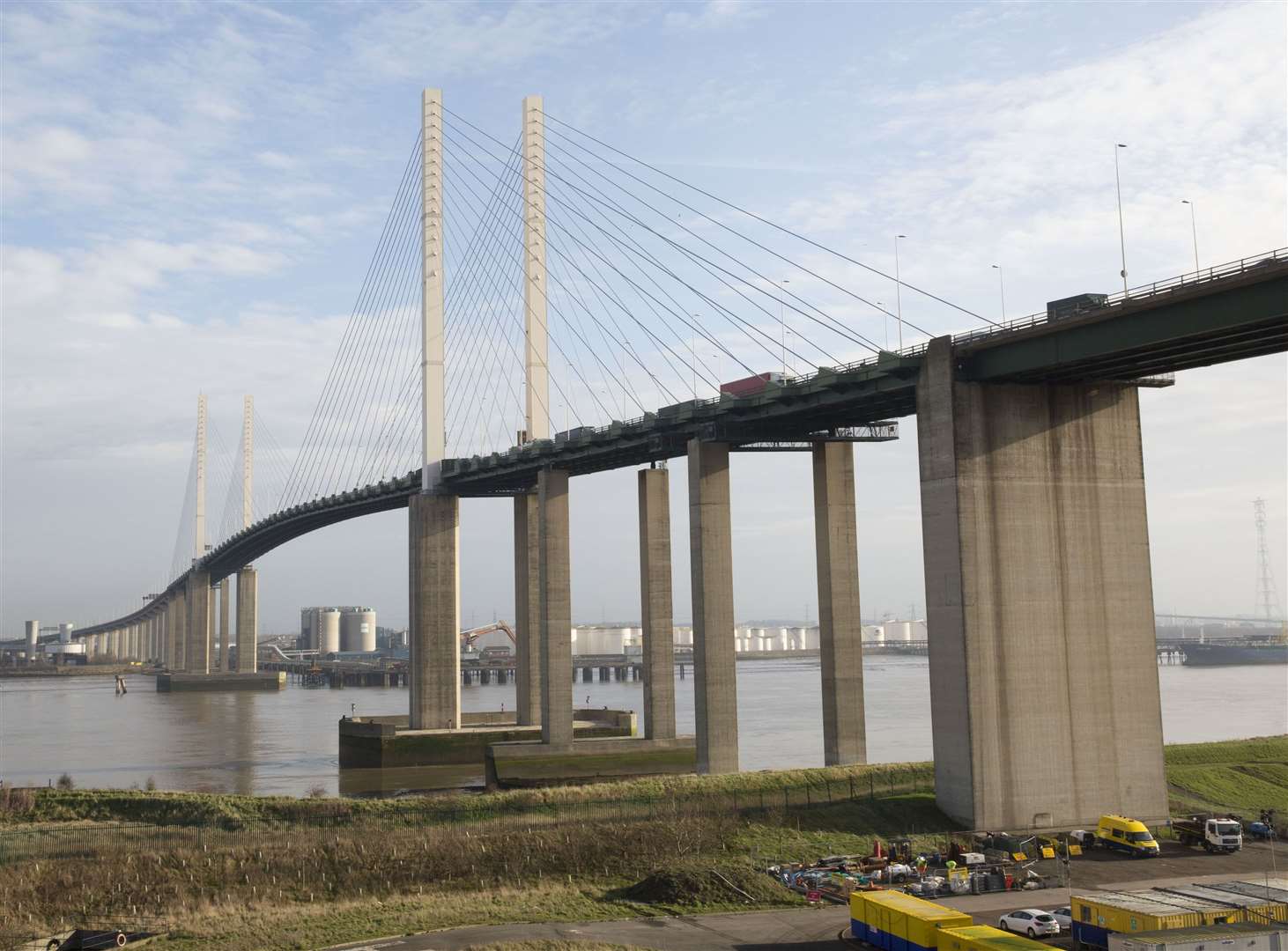 The incident happened on the M25 near the Dartford Crossing. Picture: National Highways