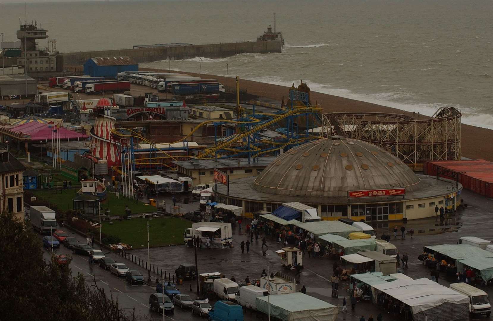 The former Rotunda amusement park is now being redeveloped for housing. Picture: Matt McArdle