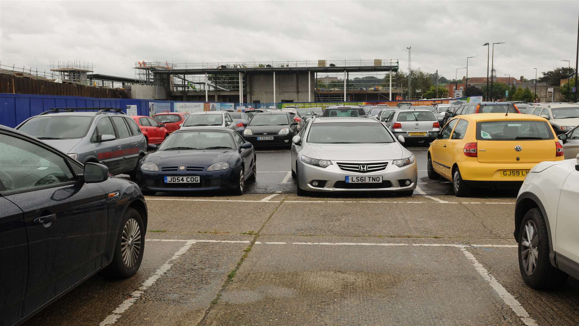 Corporation Street, Rochester. Car Park next to the new train station.