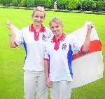 Milton Regis duo Kim Modell and Jody Clinch were selected to play for England against Scotland in Carlisle