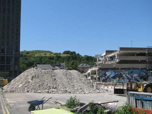 Car park demolished - next step Burlington House