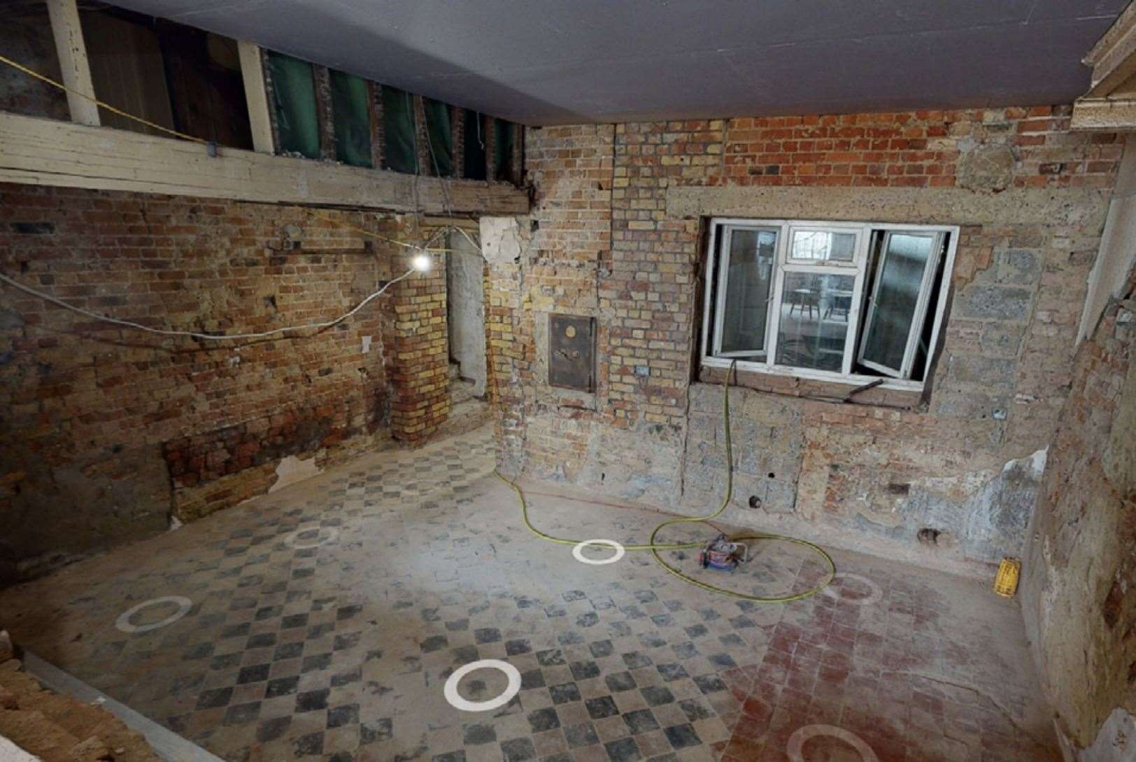 Some of the traditional tiled floors inside the property