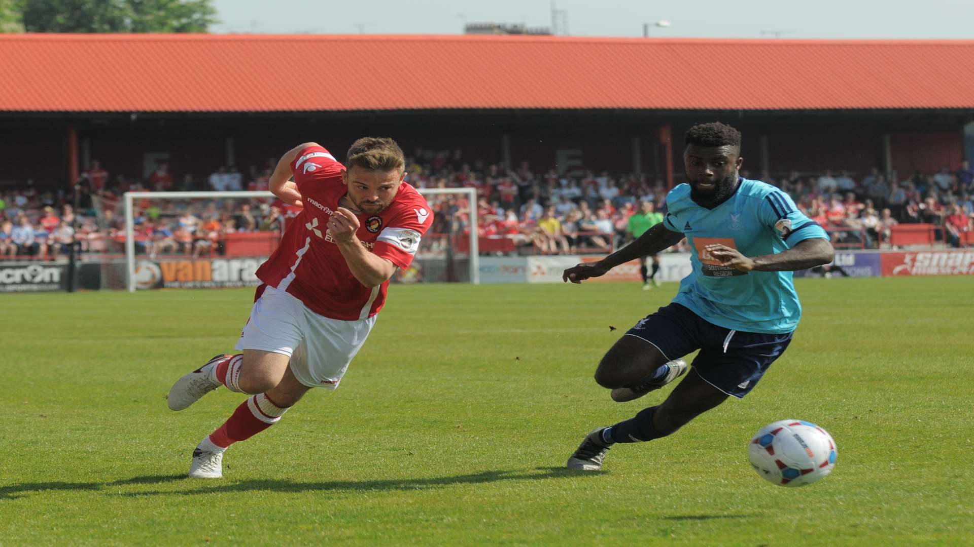 Matt Godden on the run for Ebbsfleet Picture: Ruth Cuerden