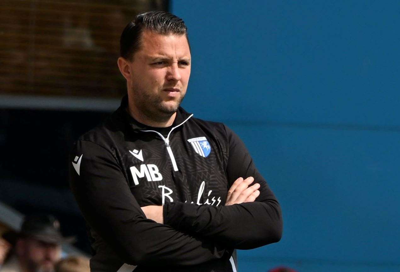 Gillingham’s Mark Bonner has been nominated for the August manager-of-the-month award Picture: Barry Goodwin