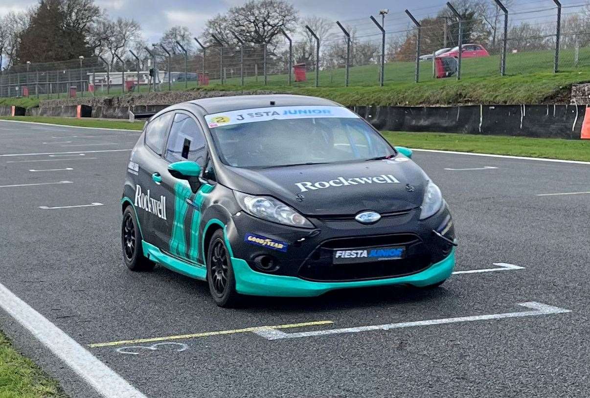 Thomas Merritt on the home straight at Brands Hatch.