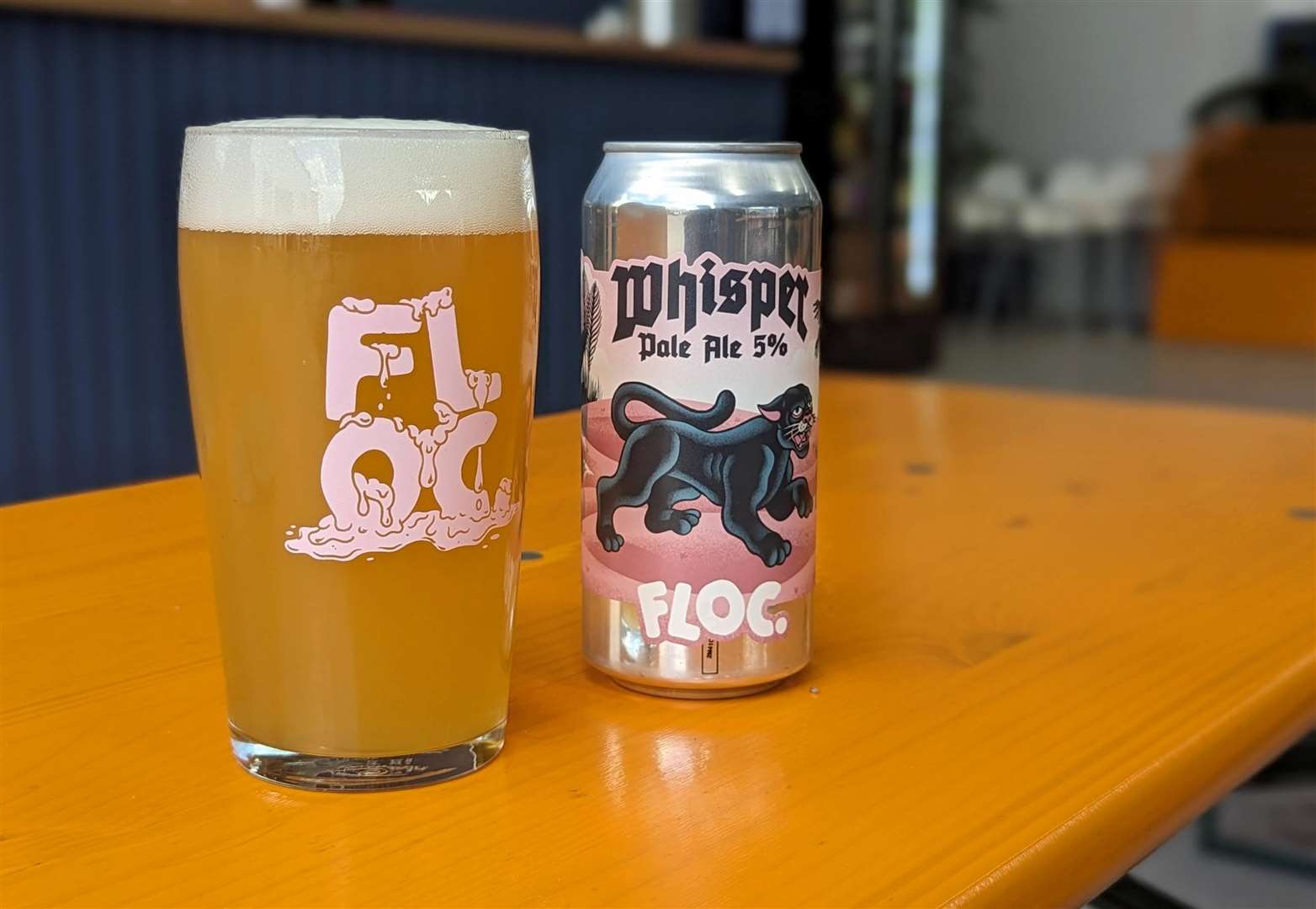 This pale ale is the most popular beer served up at Floc brewery and taproom