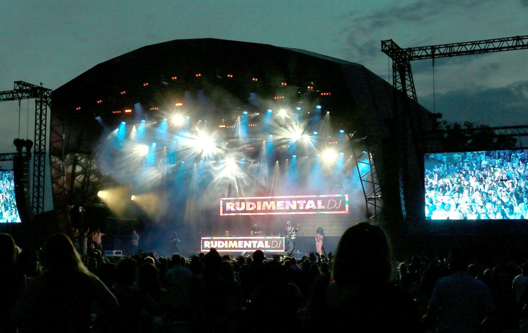 Wednesday saw the first night of the Castle Concerts in the grounds of Rochester Castle. Hundreds of people turned up to see the acts perform into the night.Picture: Phil Lee (13677489)