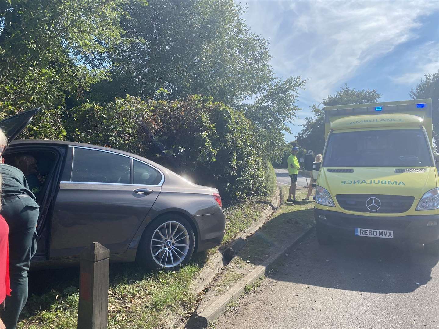 There has been a crash on Canterbury Road, near Wingham. Picture: Lucy Williamson