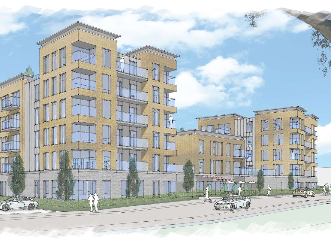 What a development could look like if a developer applies for full planning permission for their specific scheme.