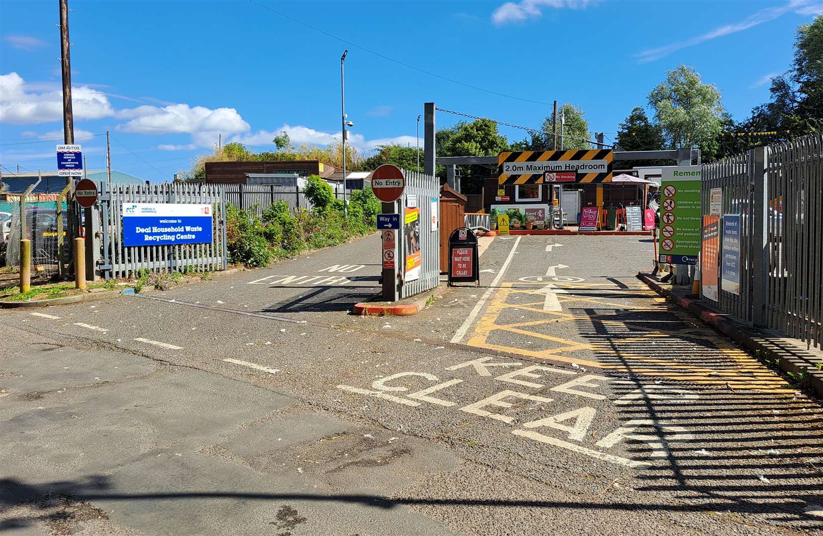 The Deal recycling centre in Southwall Road