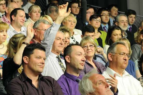 BBC's Question Time programme broadcast from the Mick Jagger Centre.