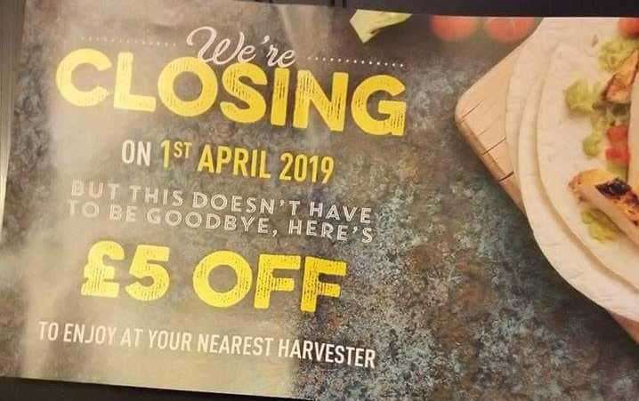 The chain is closing on April 1. Picture: Kaz Groves (7823542)