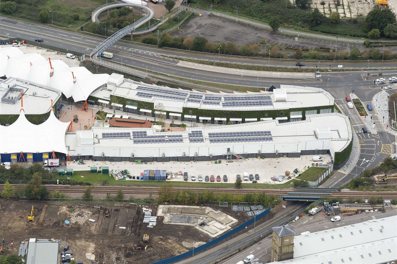 The extension has been built on the site of the former food court and coach drop-off point. Picture: Ady Kerry/Ashford Borough Council