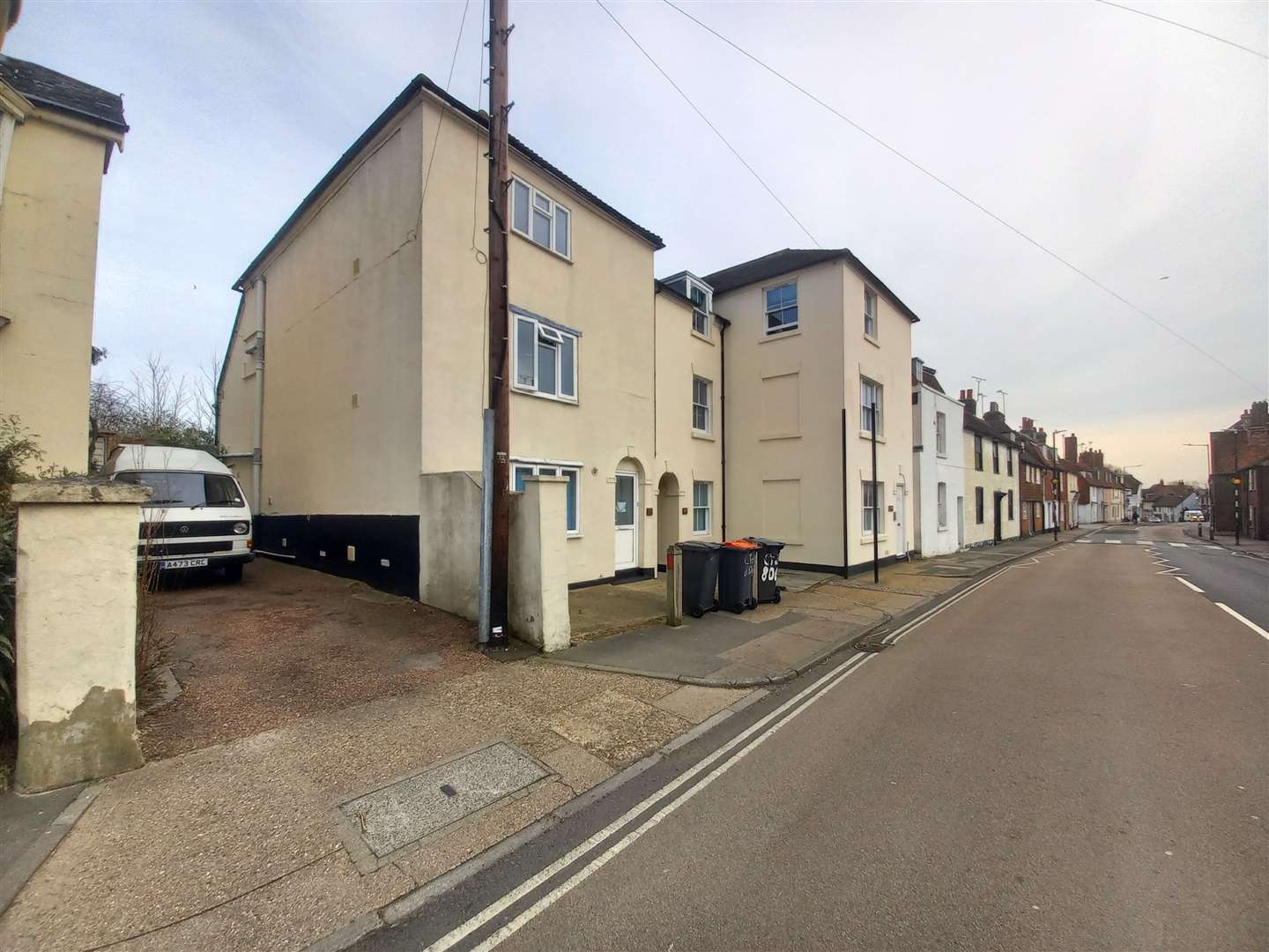 The unassuming path up the cemetery is found between houses in Whitstable Road