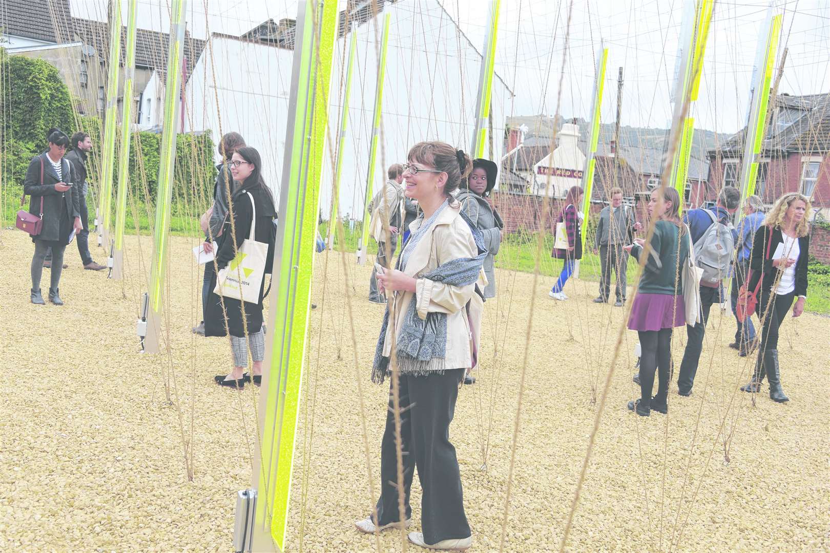 Green Light art project by Jyll Bradley, from the 2014 triennial art festival, at the Ship Street site. Picture: Paul Amos