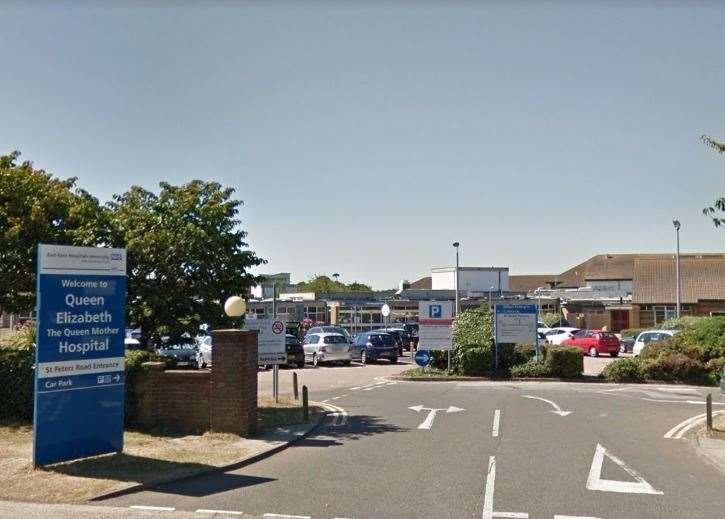 Mrs Ullyett works on the intensive care unit at the QEQM Hospital in Margate. Picture: Google Street View