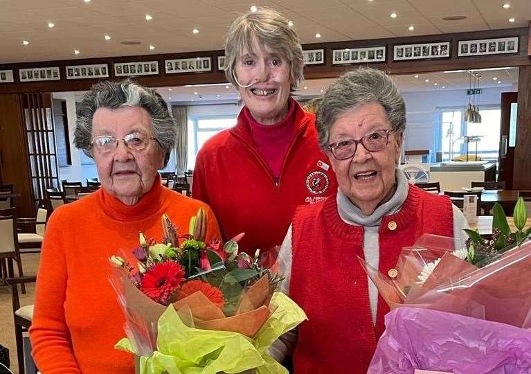 Edna and Iris went to their first game when they were 12 years old. Picture: Sittingbourne and Milton Regis Golf Club