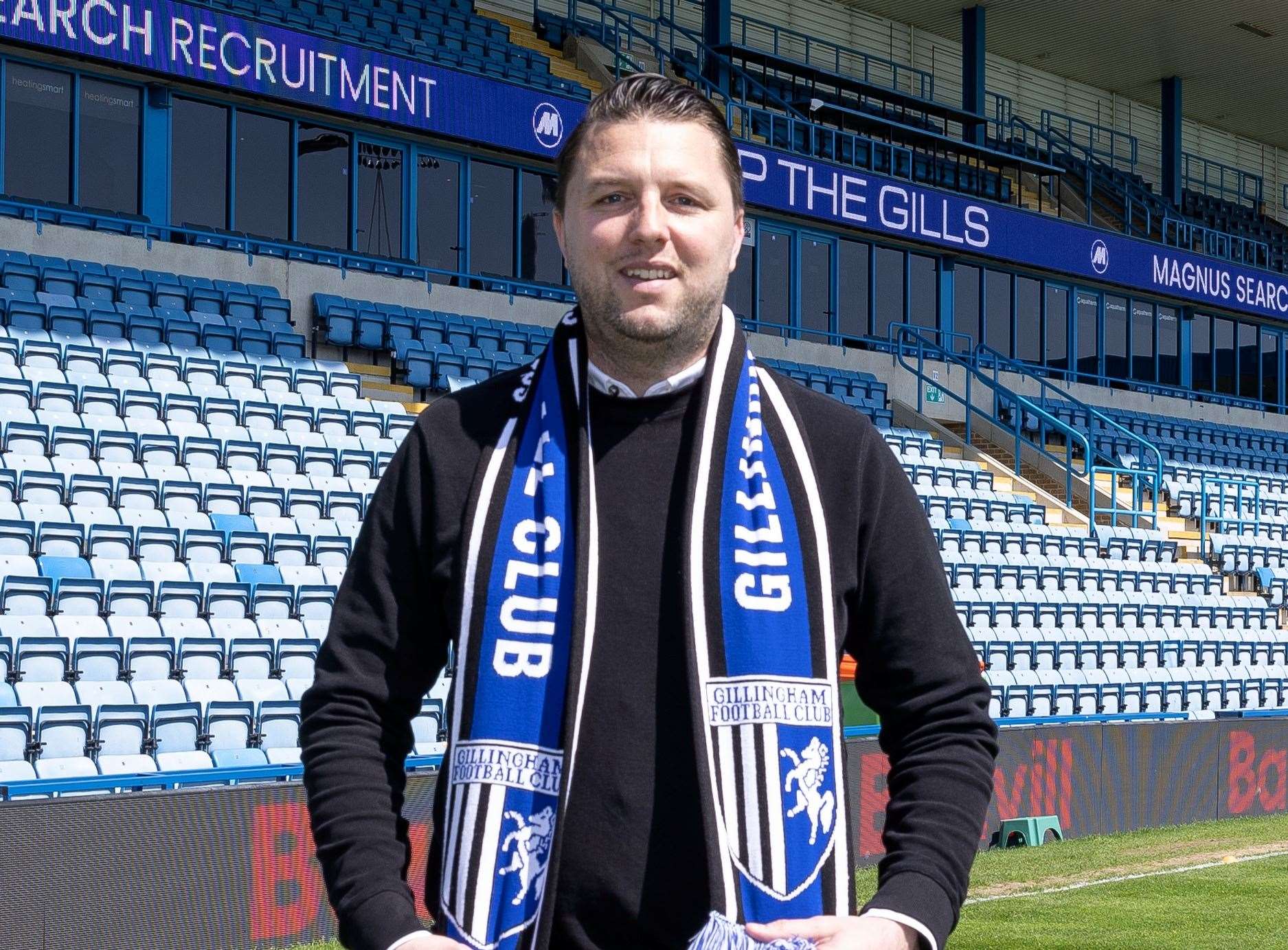 Gillingham's new manager Mark Bonner Picture: KPI_Colin