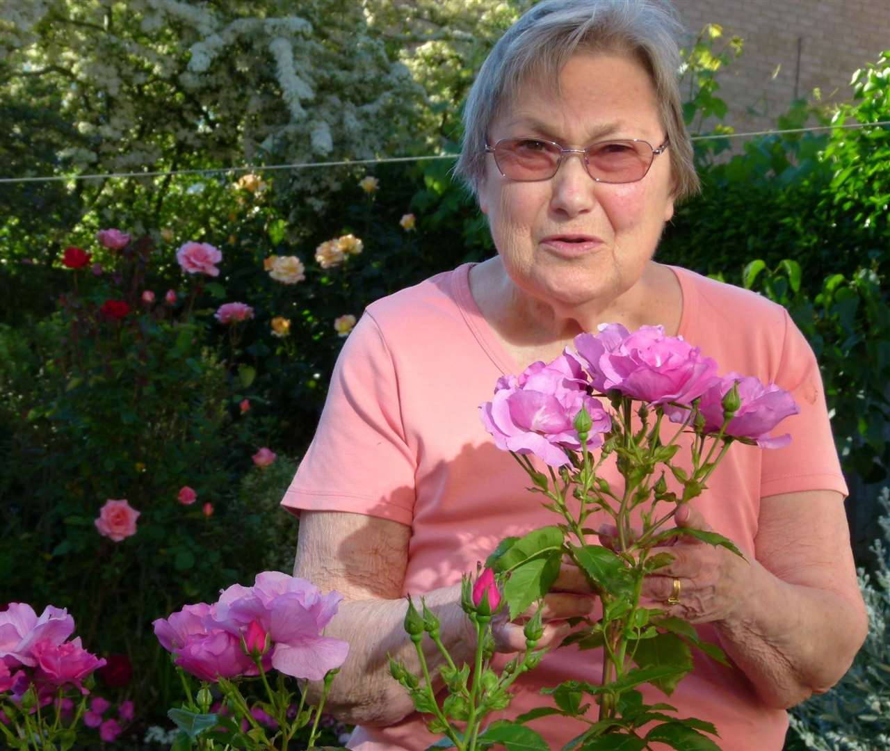 Pauline Moroney loved spending time in her garden. Pic: Mike Moroney