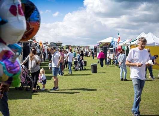 Last year's Regatta was held on the Tankerton Slopes