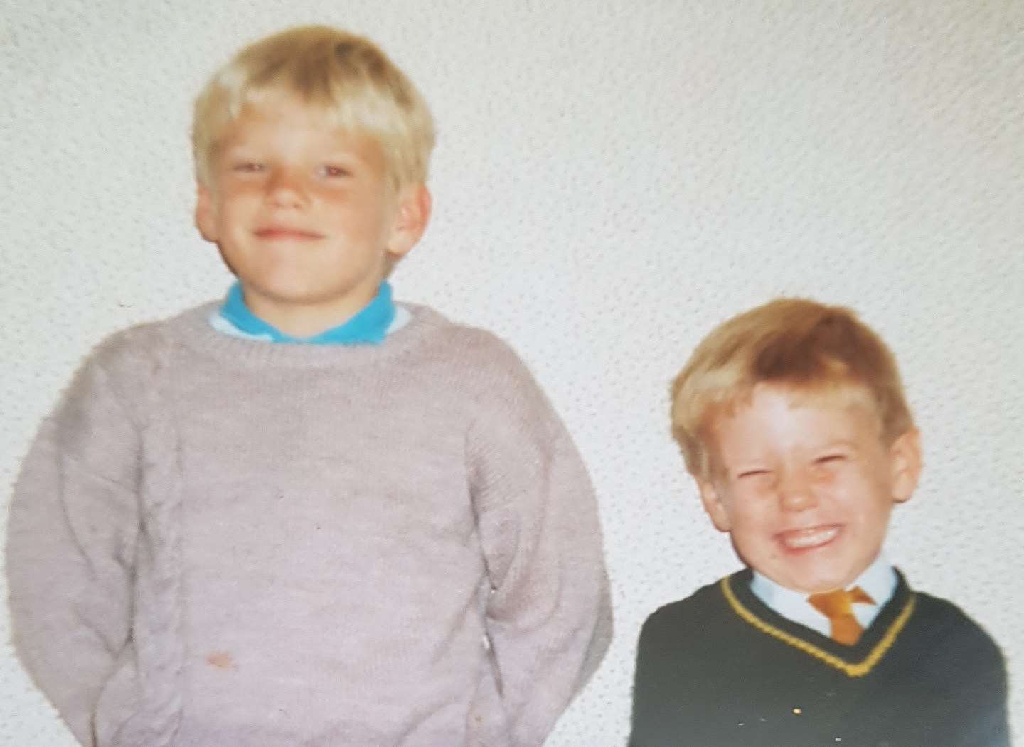 Stuart and Pete Heritage as children