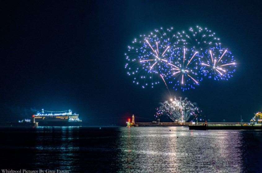 The DFDS Côte d’Opale arrives in Dover. Picture Whirlpool Pictures by Greg Esson