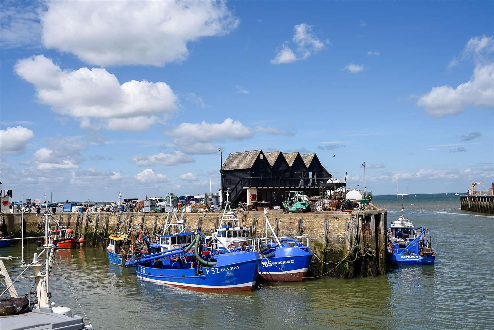 The 'lighthouse' would have been rebuilt in Whitstable Harbour