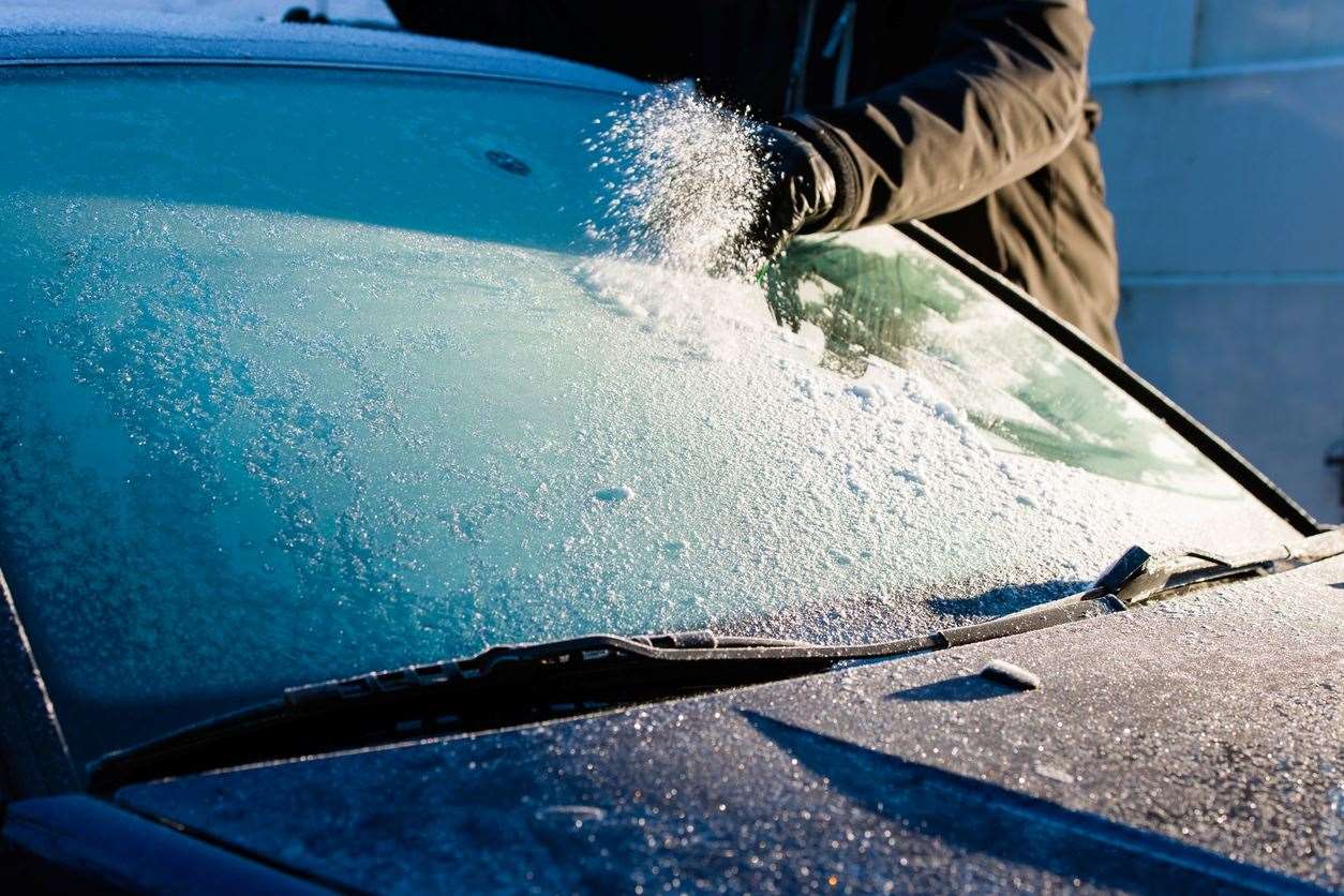 The cold weather has already brought overnight frost. Stock picture