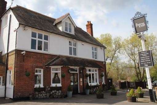 The Fighting Cocks pub in Horton Kirby