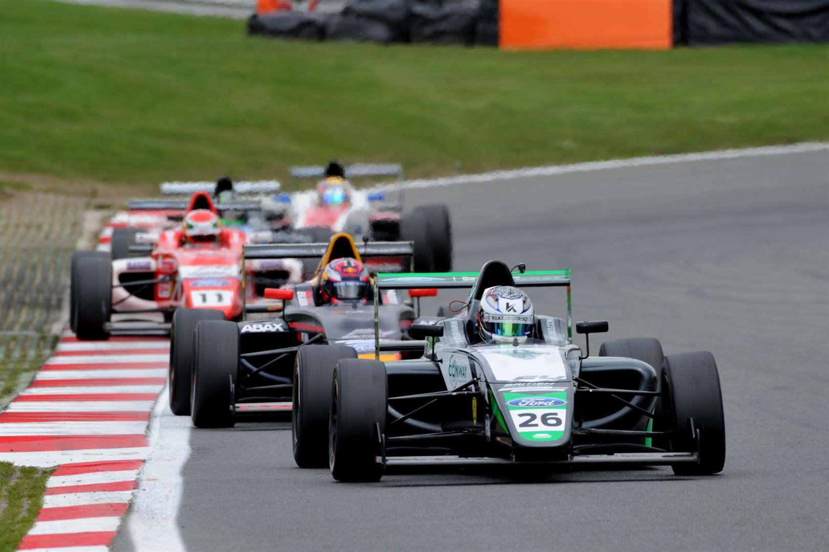 Kiern Jewiss, from Maidstone, starred in the three British F4 championship races. Picture: Simon Hildrew