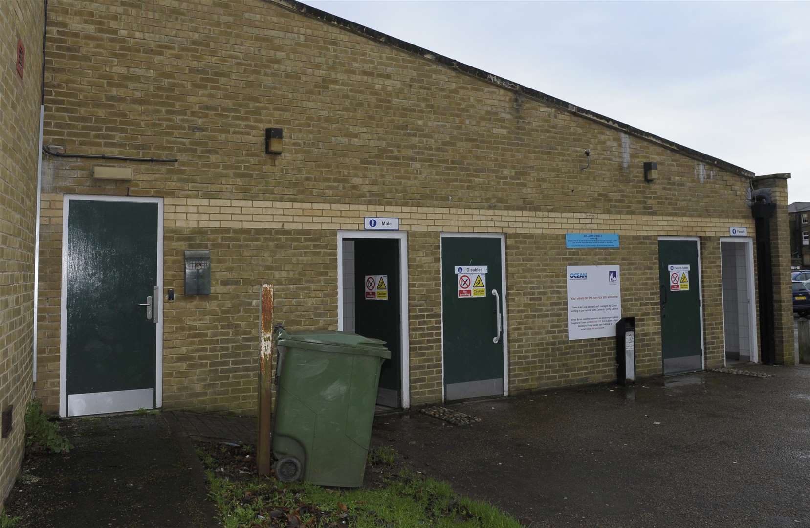 The public toilets in William Street, Herne Bay