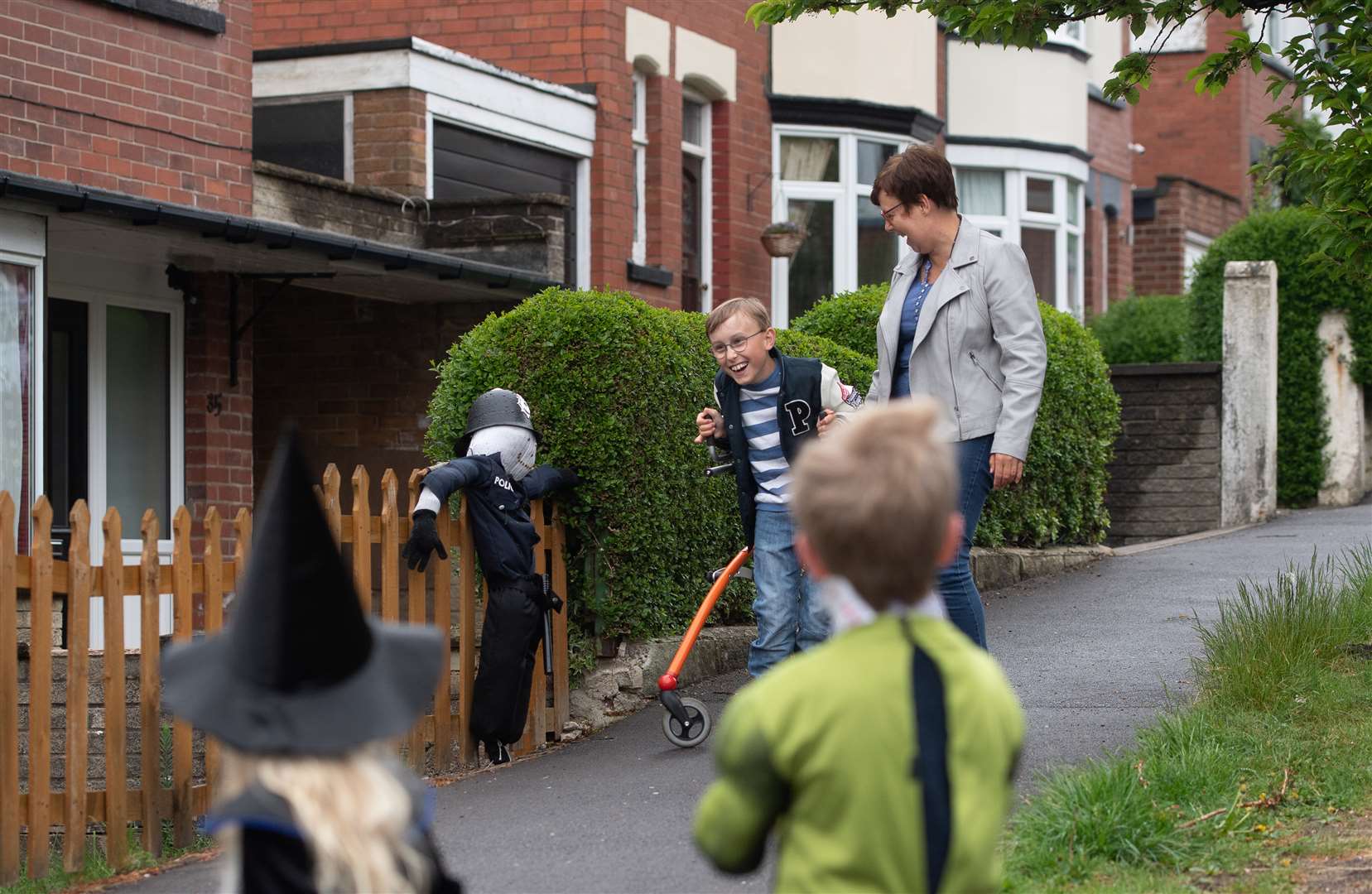 The nine-year-old has been inspired by Captain Tom Moore (Joe Giddens/PA)