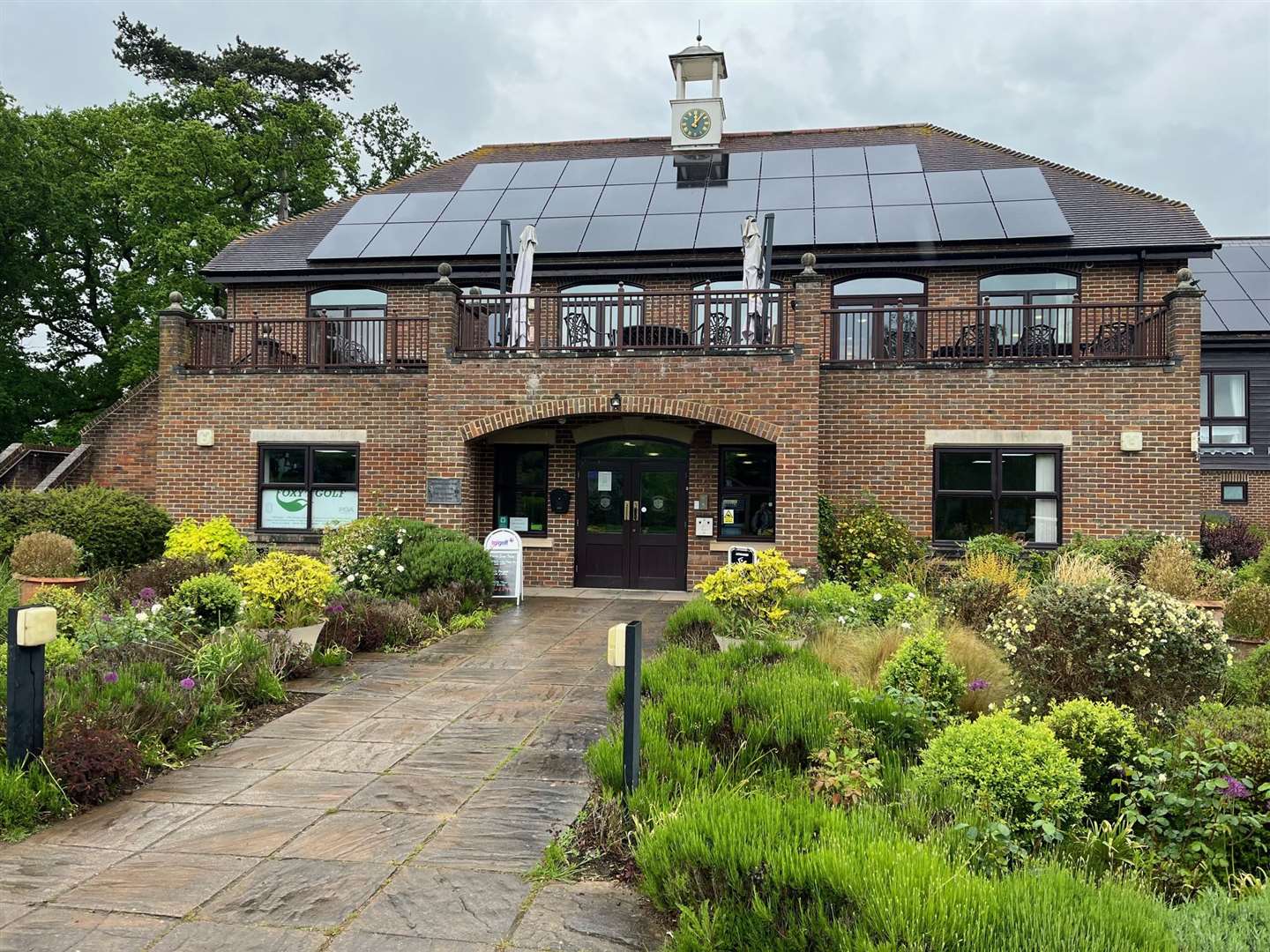 The clubhouse at Bearsted Golf Club.