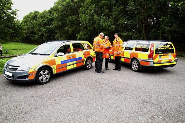 Animal Search UK volunteers and vehicles will be helping look for Teddy. Picture: Animal Search UK (19638139)