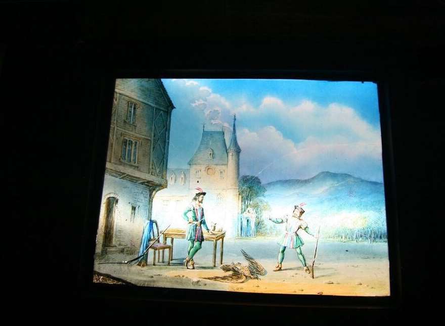 A magic lantern slide - part of David Francis' collection