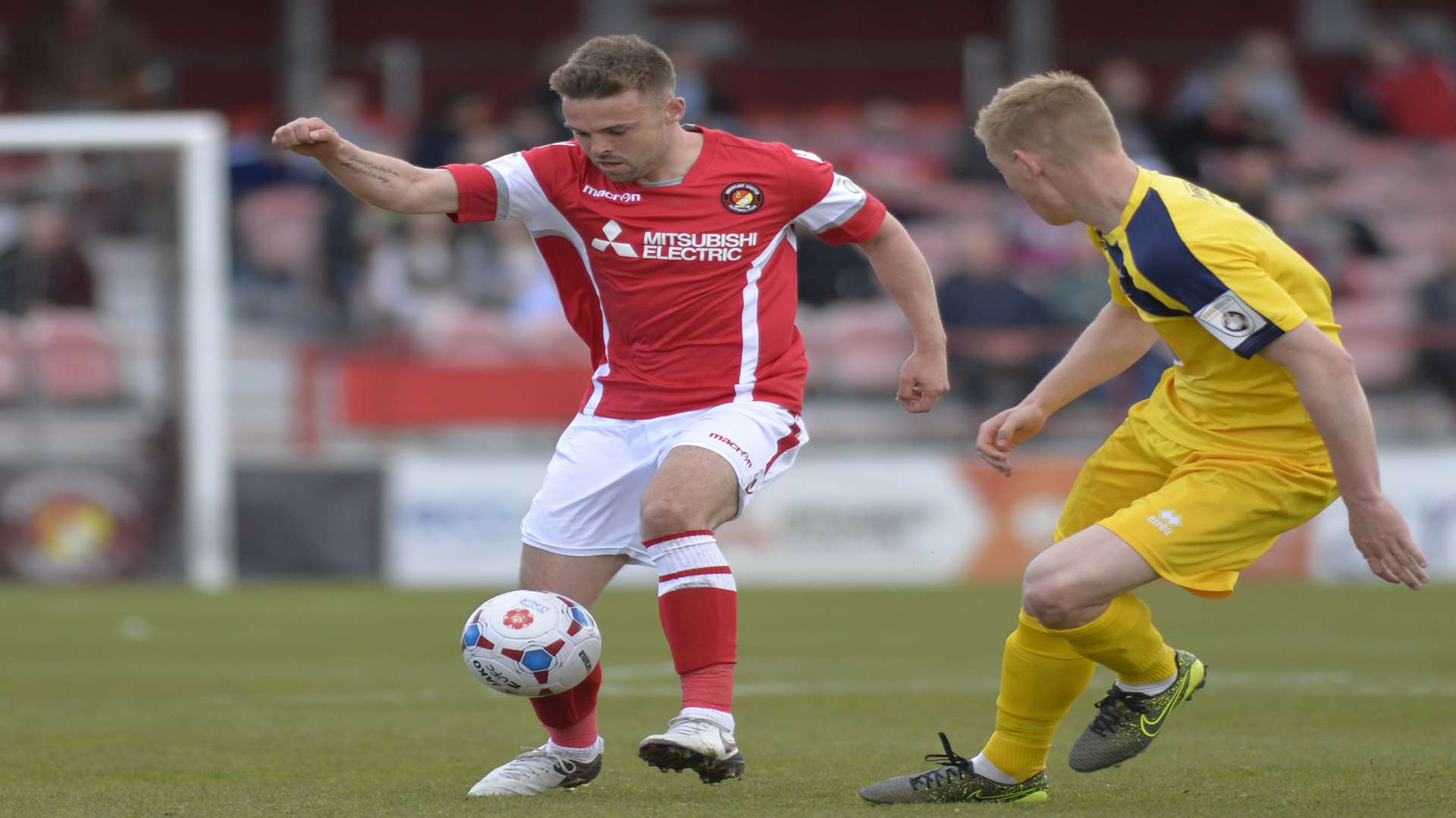 Matt Godden scored 30 goals for Ebbsfleet in 2015/16 Picture: Ruth Cuerden