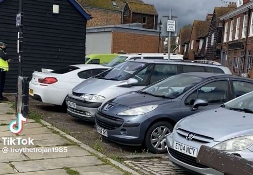 The father-of-two saw the traffic warden at his car after a 10-minute walk