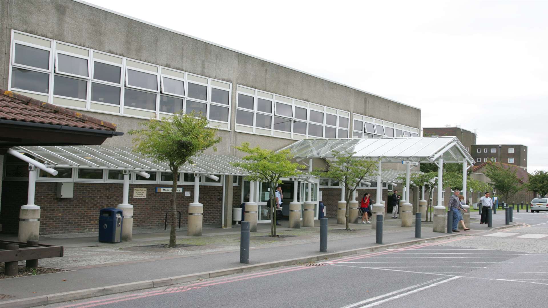 The William Harvey Hospital in Ashford