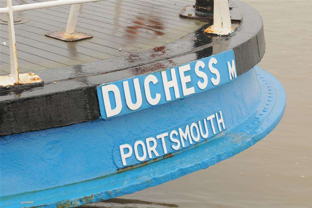 Tilbury Ferry Crossing from Gravesend. The Duchess M