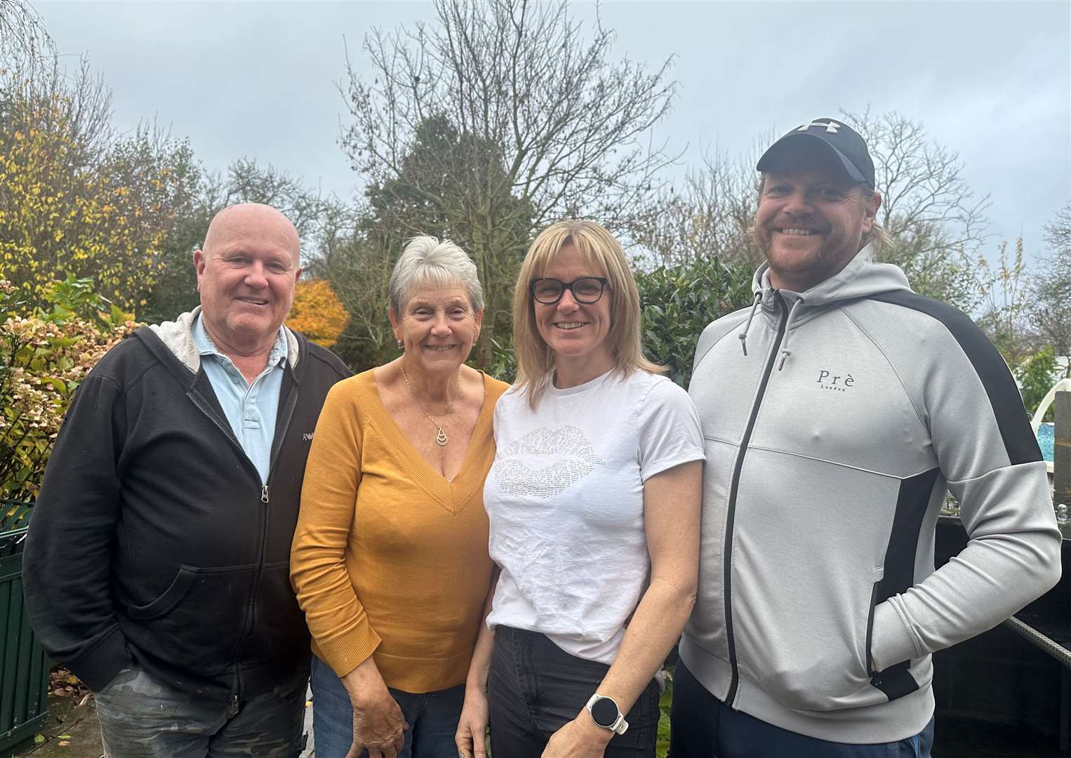 Anne Wainwright, John Wainwright, Becky Young and Nathan Young (L-R) own Chitty Chitty Glamping in Chislet