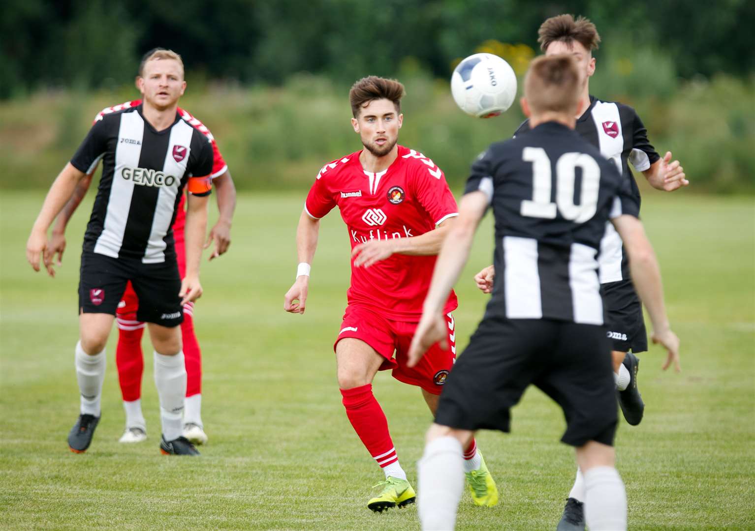 Sean Shields playing for Ebbsfleet against K Sports Picture: Matthew Walker