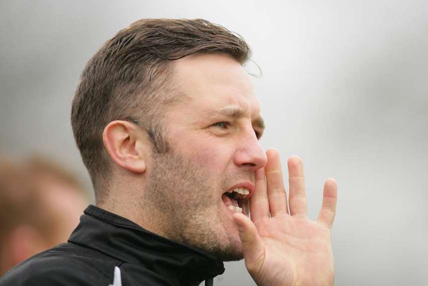 Maidstone manager Jay Saunders Picture: Martin Apps