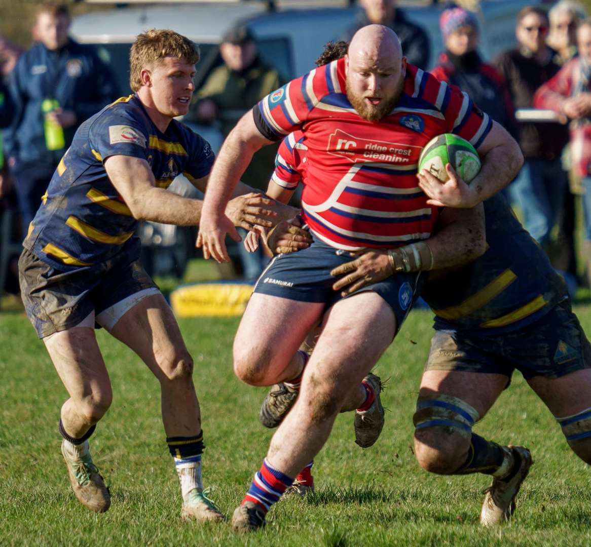 Tonbridge Juddians' Luke Boon on the charge against Worthing. Picture: Karl Lincoln