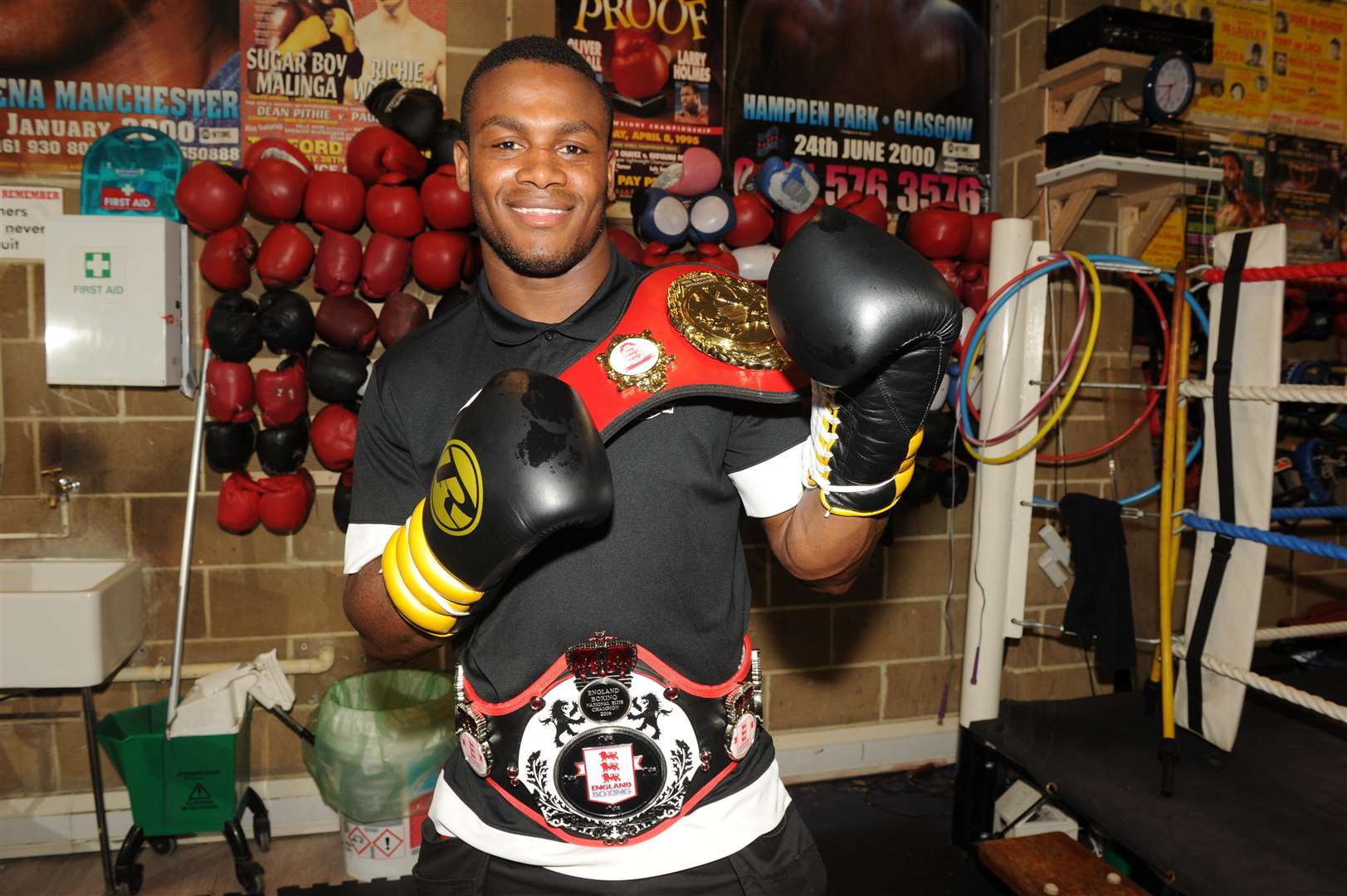 Gravesend boxer Cheavon Clarke Picture: Steve Crispe