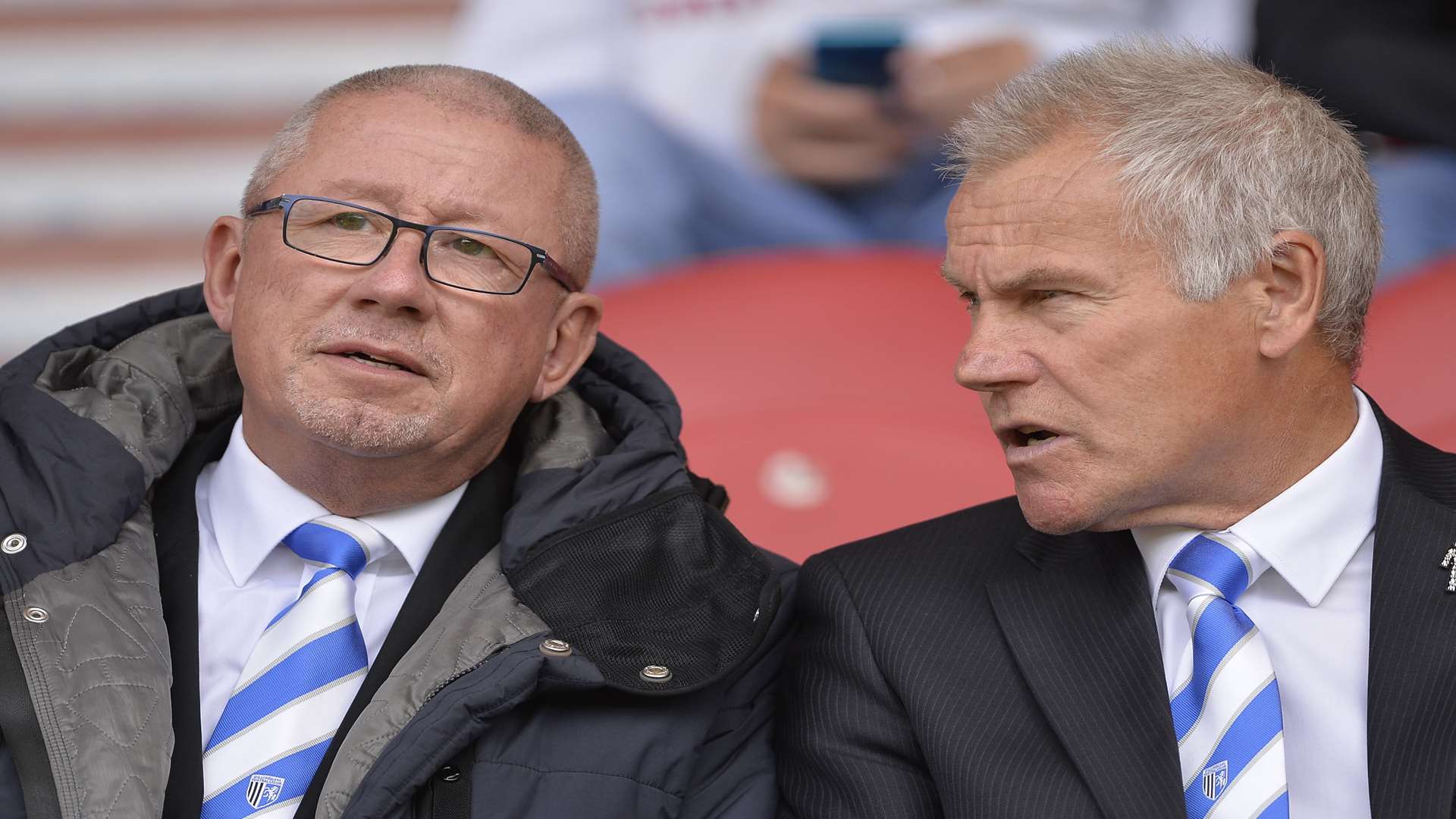 Chairman Paul Scally and director of football Peter Taylor Picture: Ady Kerry