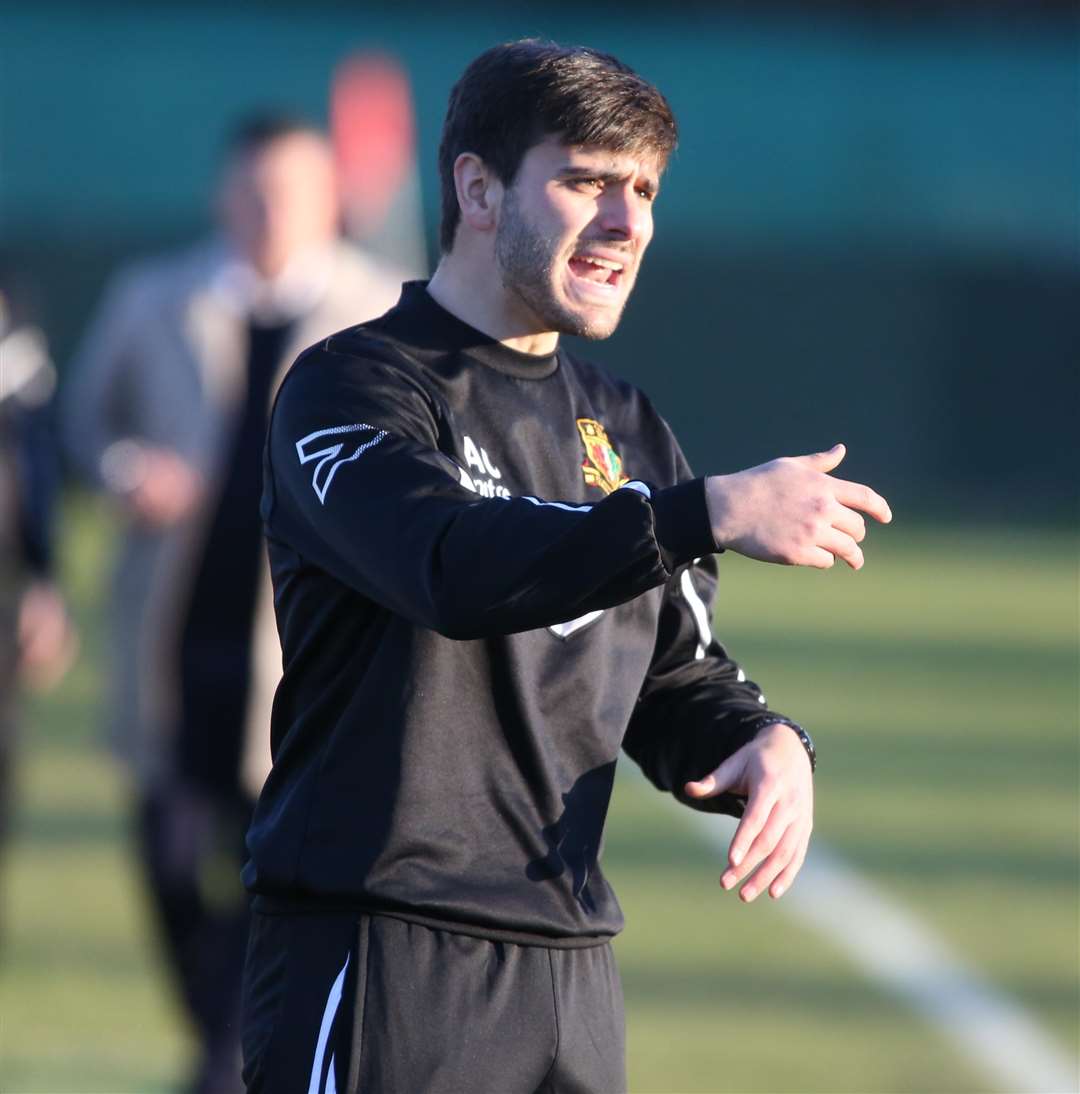 Sittingbourne manager Aslan Odev Picture: John Westhrop