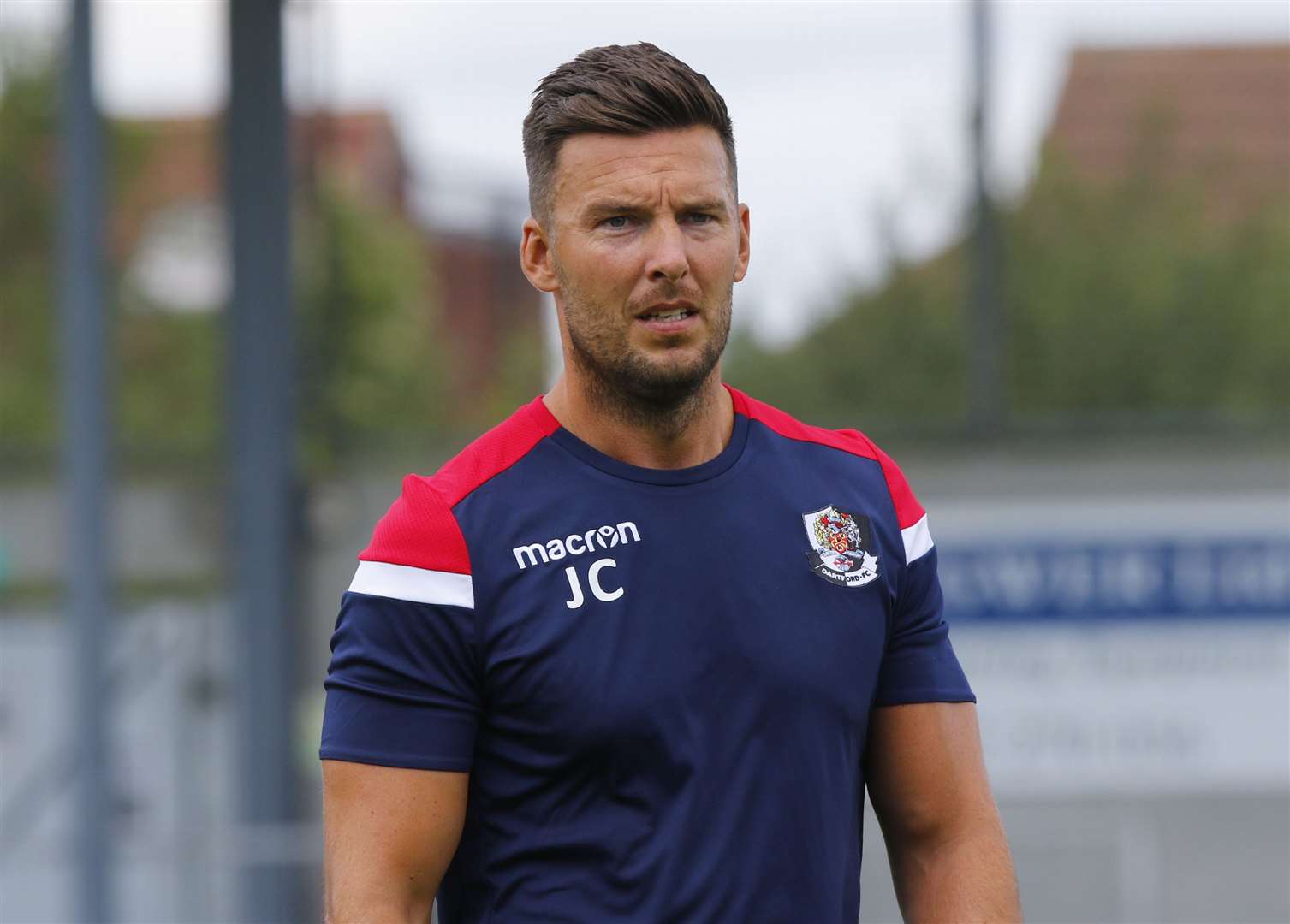 Dartford joint-manager Jamie Coyle Picture: Andy Jones