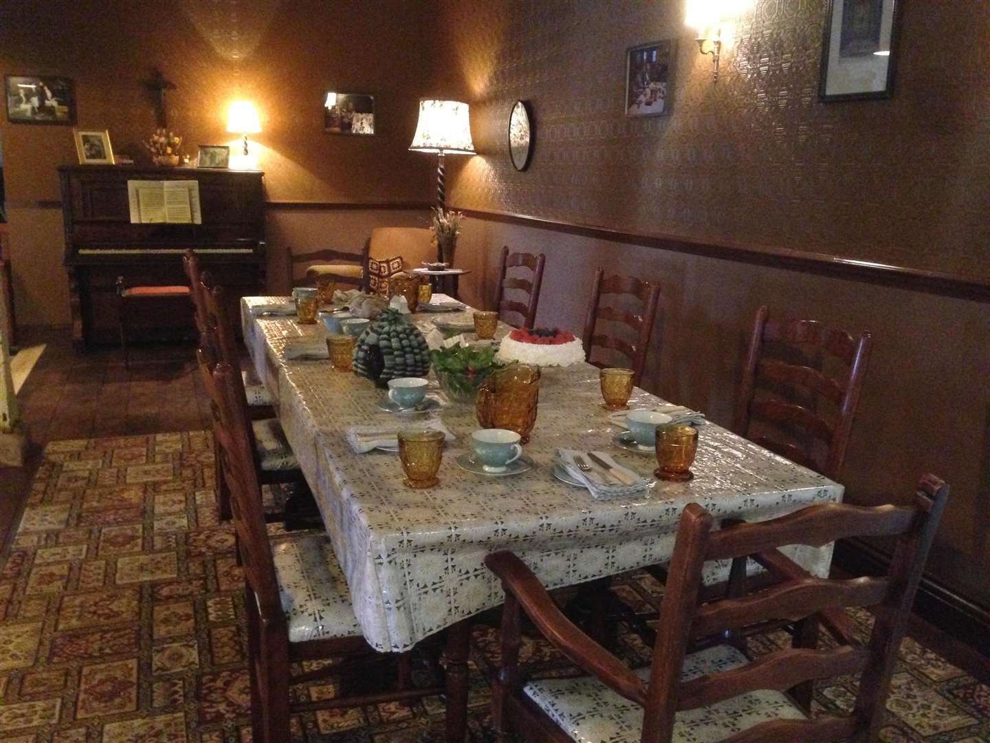 The Call the Midwife exhibition includes the dining table at Nonnatus House