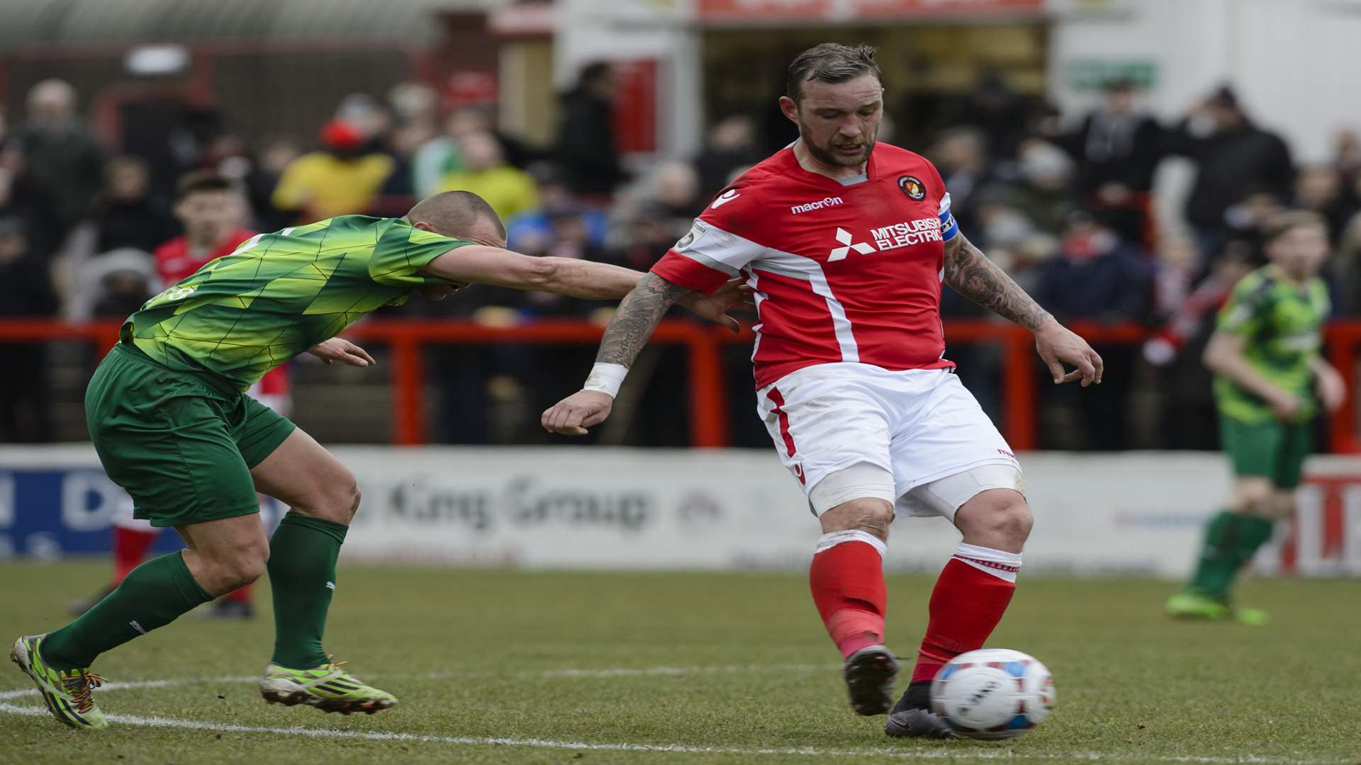 Danny Kedwell opened the scoring and was named man-of-the-match Picture: Andy Payton