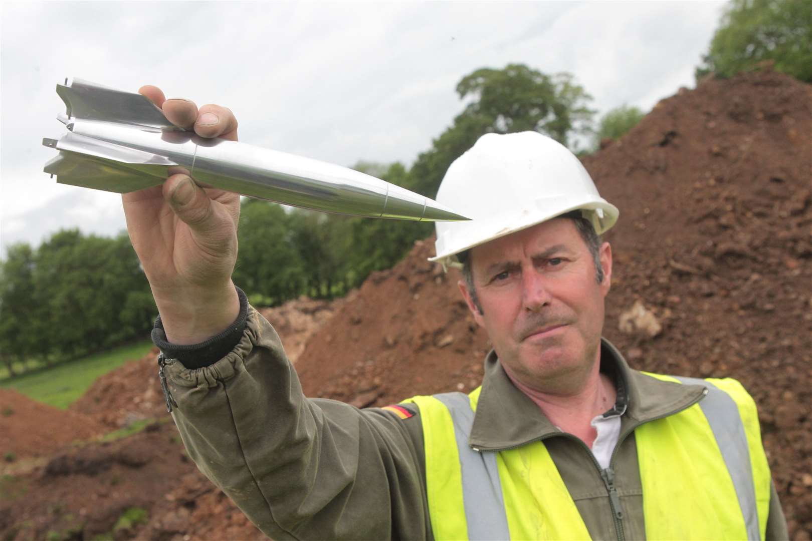 Colin Welch has been involved in several digs investigating V2 rocket technology including an excavation in Lynsted near Sittingbourne in 2018. Picture: John Westhrop